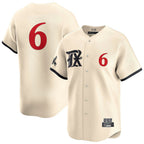 Silnrao T.Rangers #6 Josh Jung Player Cream Limited City Connect Cream Stitched Jerseys