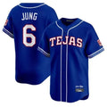 Silnrao T.Rangers #6 Josh Jung Player Royal 2026 City Connect Limited Stitched Jerseys