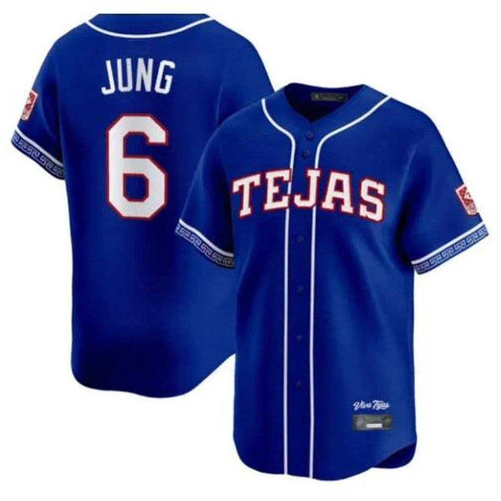 Silnrao T.Rangers #6 Josh Jung Player Royal 2026 City Connect Limited Stitched Jerseys