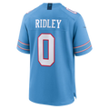 Silnrao T.Titans #0 Calvin Ridley Light Blue Game Stitched Jerseys