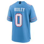 Silnrao T.Titans #0 Calvin Ridley Light Blue Game Stitched Jerseys