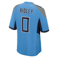 Silnrao T.Titans #0 Calvin Ridley Player Light Blue Home Game Stitched Jerseys