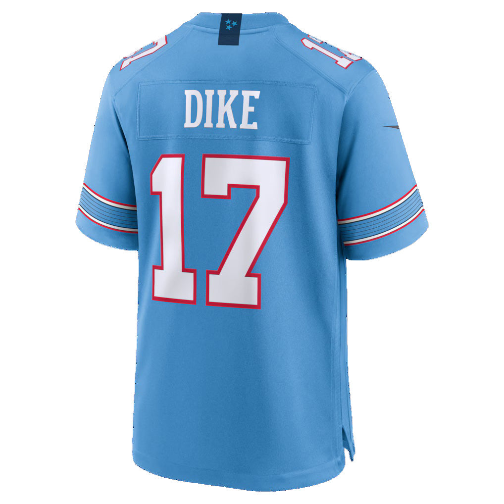 Silnrao T.Titans #17 Chimere Dike Light Blue Team Game Stitched Jerseys