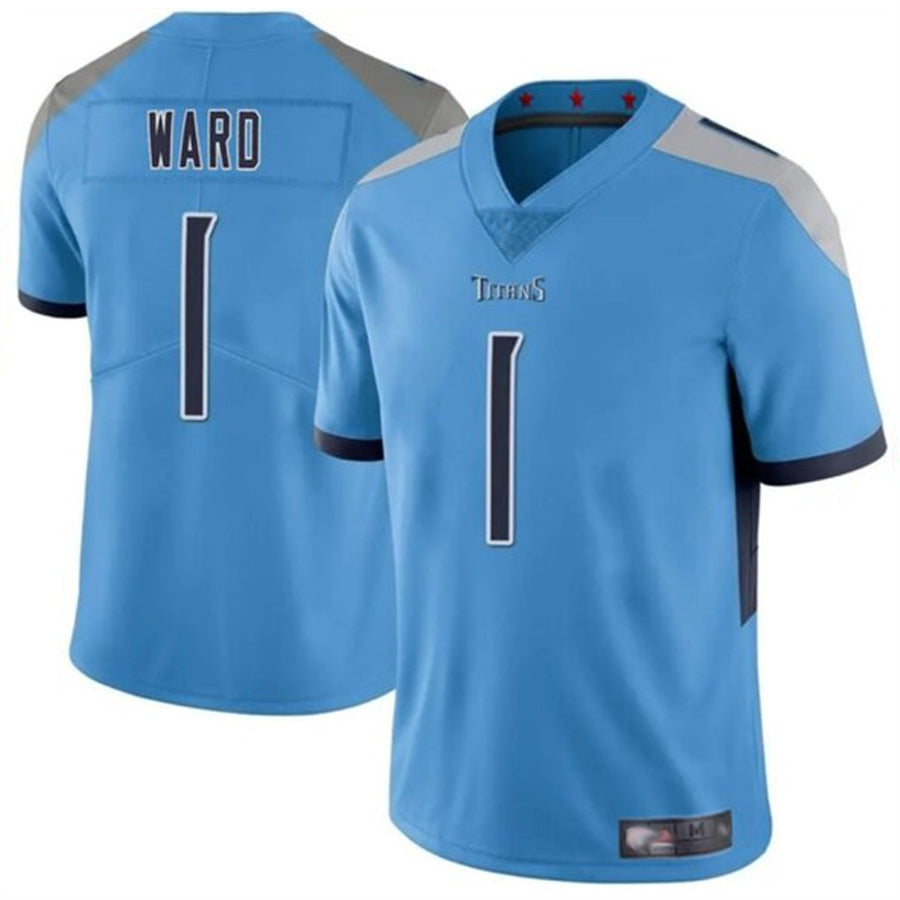 Silnrao T.Titans #1 Cameron Ward Player Blue Vapor Limited Stitched Jerseys