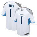 Silnrao T.Titans #1 Cameron Ward Player White Game Stitched Jerseys
