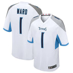 Silnrao T.Titans #1 Cameron Ward Player White Game Stitched Jerseys