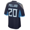 Silnrao T.Titans #20 Tony Pollard Navy Game Player Jersey Stitched Jerseys
