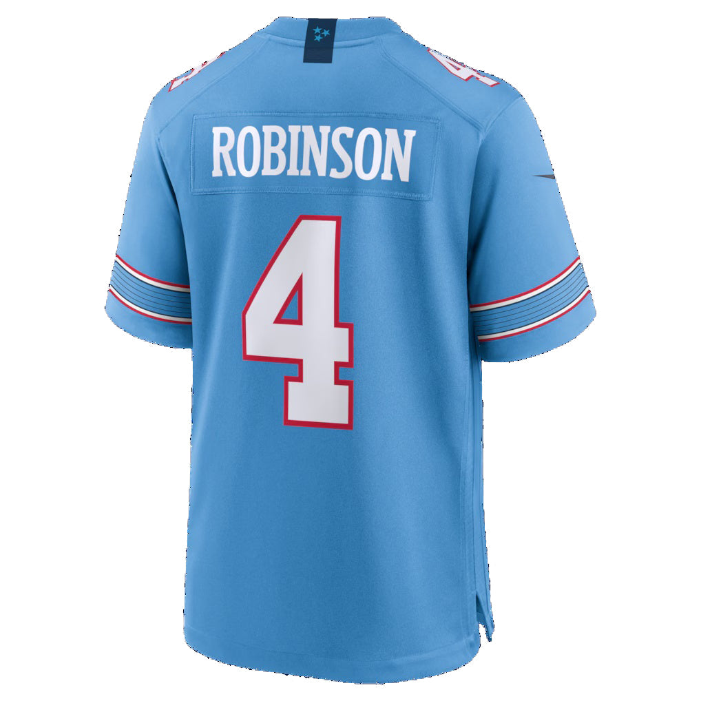 Silnrao T.Titans #4 Wan'Dale Robinson Light Blue Team Game Stitched Jerseys