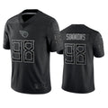Silnrao T.Titans #98 Jeffery Simmons Player Black RFLCTV Limited Stitched Jerseys