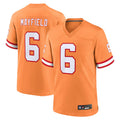 Silnrao TB.Buccaneers Secondary Alternate Game Jerseys - #6 Baker Mayfield Player Stitched Jerseys