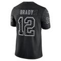 Silnrao TB.Buccaneers #12 Tom Brady Player Black RFLCTV Limited Stitched Jerseys