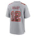 Silnrao TB.Buccaneers #12 Tom Brady Player Gray Fashion Game Stitched Jerseys