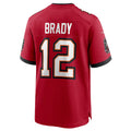 Silnrao TB.Buccaneers #12 Tom Brady Player Red Home Game Stitched Jerseys