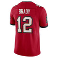 Silnrao TB.Buccaneers #12 Tom Brady Player Red Vapor F.U.S.E. Limited Stitched Jerseys