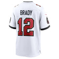 Silnrao TB.Buccaneers #12 Tom Brady Player White Home Game Stitched Jerseys