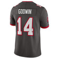 Silnrao TB.Buccaneers #14 Chris Godwin Jr. Player Pewter Vapor Limited Stitched Jerseys