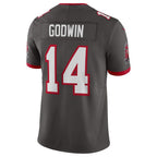 Silnrao TB.Buccaneers #14 Chris Godwin Jr. Player Pewter Vapor Limited Stitched Jerseys