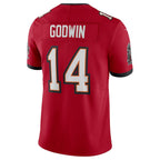 Silnrao TB.Buccaneers #14 Chris Godwin Jr. Player Red Vapor Limited Stitched Jerseys