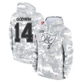 Silnrao TB.Buccaneers #14 Chris Godwin Jr. Player Salute to Service Hoodies Stitched Jerseys