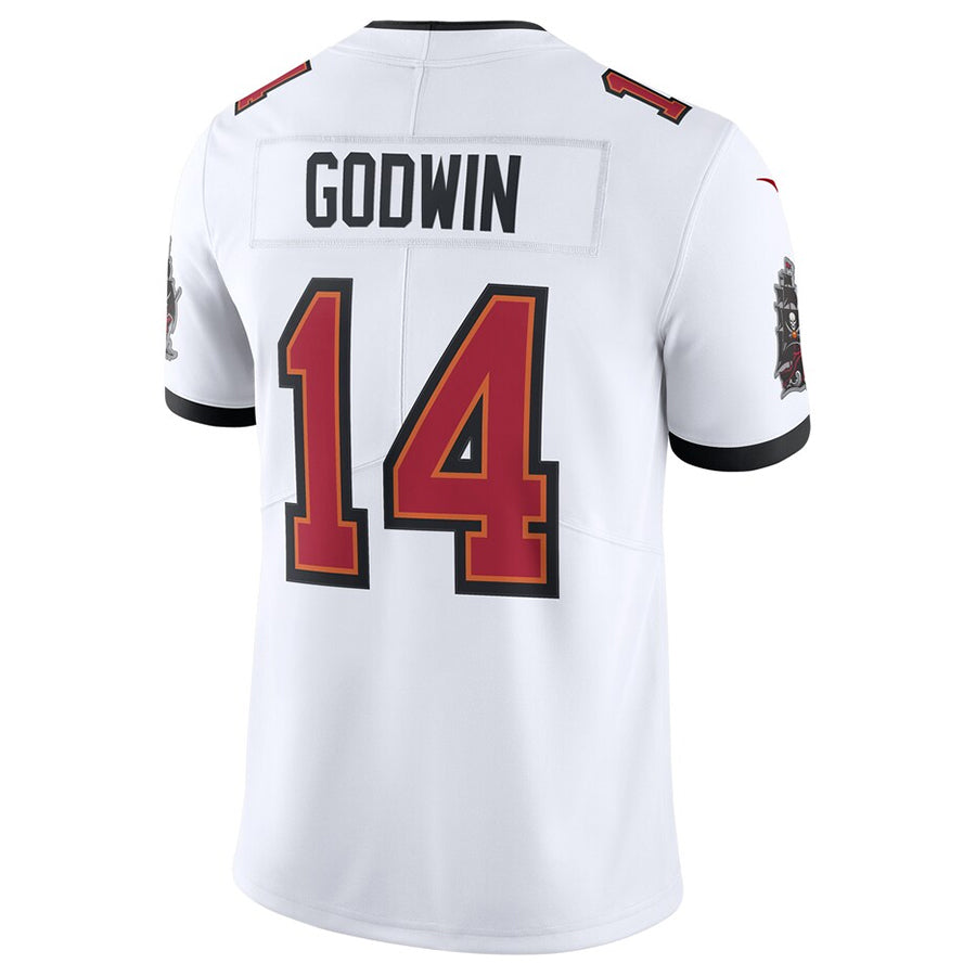 Silnrao TB.Buccaneers #14 Chris Godwin Jr. Player White Vapor Limited Stitched Jerseys