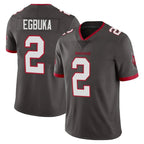 Silnrao TB.Buccaneers #2 Emeka Egbuka Player Limited Pewter Alternate Vapor Stitched Jerseys