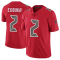 Silnrao TB.Buccaneers #2 Emeka Egbuka Player Red Vapor Limited Stitched Jerseys