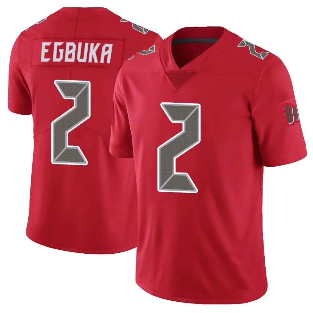 Silnrao TB.Buccaneers #2 Emeka Egbuka Player Red Vapor Limited Stitched Jerseys