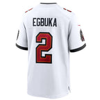 Silnrao TB.Buccaneers #2 Emeka Egbuka Player White Home Game Stitched Jerseys