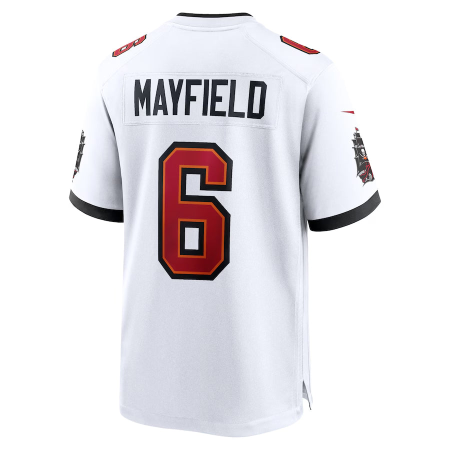 Silnrao TB.Buccaneers #6 Baker Mayfield Player White Game Stitched Jerseys