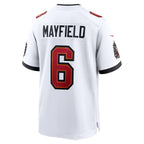 Silnrao TB.Buccaneers #6 Baker Mayfield Player White Game Stitched Jerseys