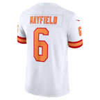 Silnrao TB.Buccaneers #6 Baker Mayfield Player White Vapor F.U.S.E. Limited Stitched Jerseys