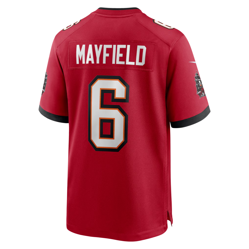 Silnrao TB.Buccaneers #6 Baker Mayfield Red Team Game Stitched Jerseys