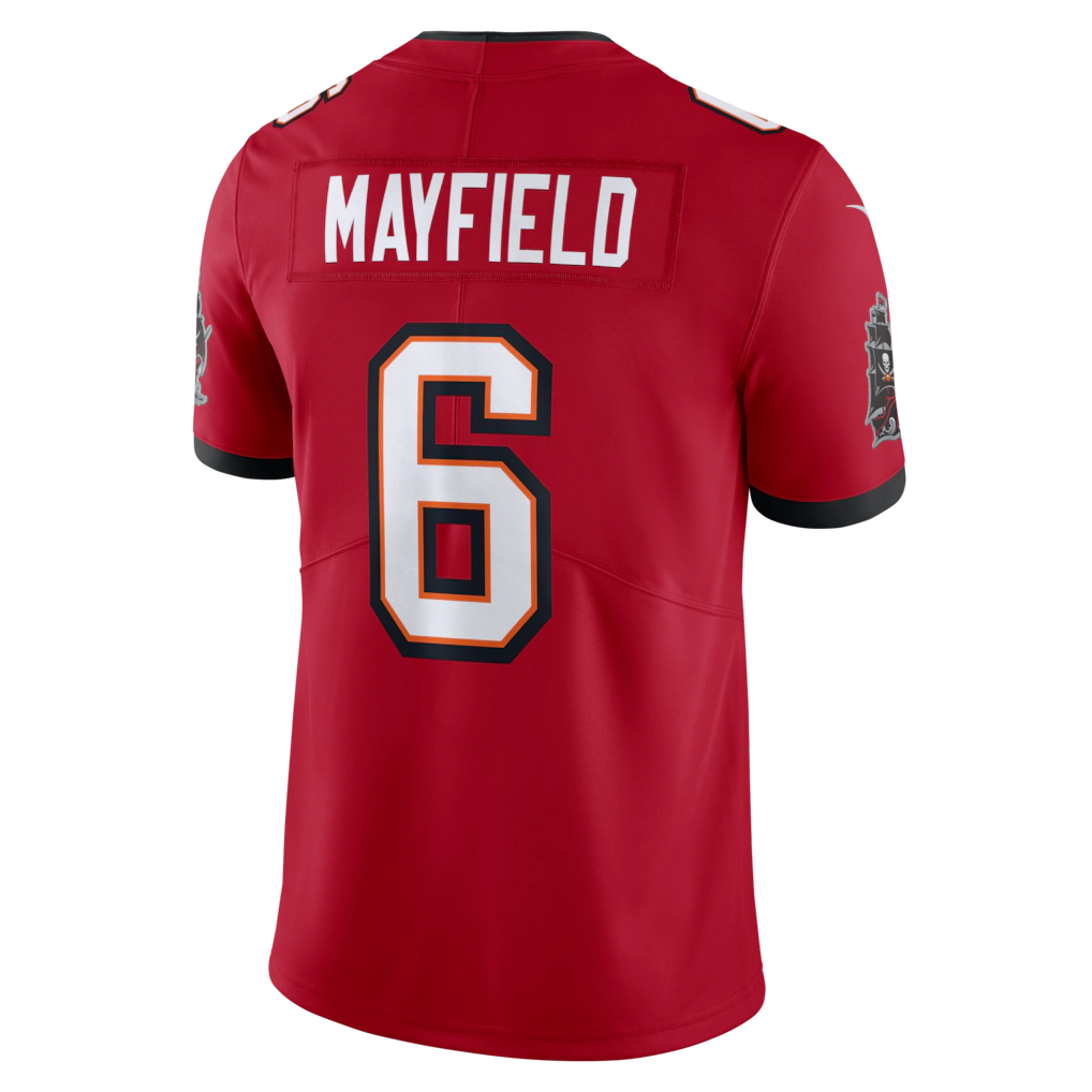 Silnrao TB.Buccaneers #6 Baker Mayfield Red Vapor Untouchable Limited Stitched Jerseys