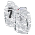 Silnrao TB.Buccaneers #7 Bucky Irving Player Arctic Camo Salute to Service Hoodies Stitched Jerseys
