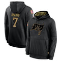 Silnrao TB.Buccaneers #7 Bucky Irving Player Black Salute to Service Hoodies Stitched Jerseys