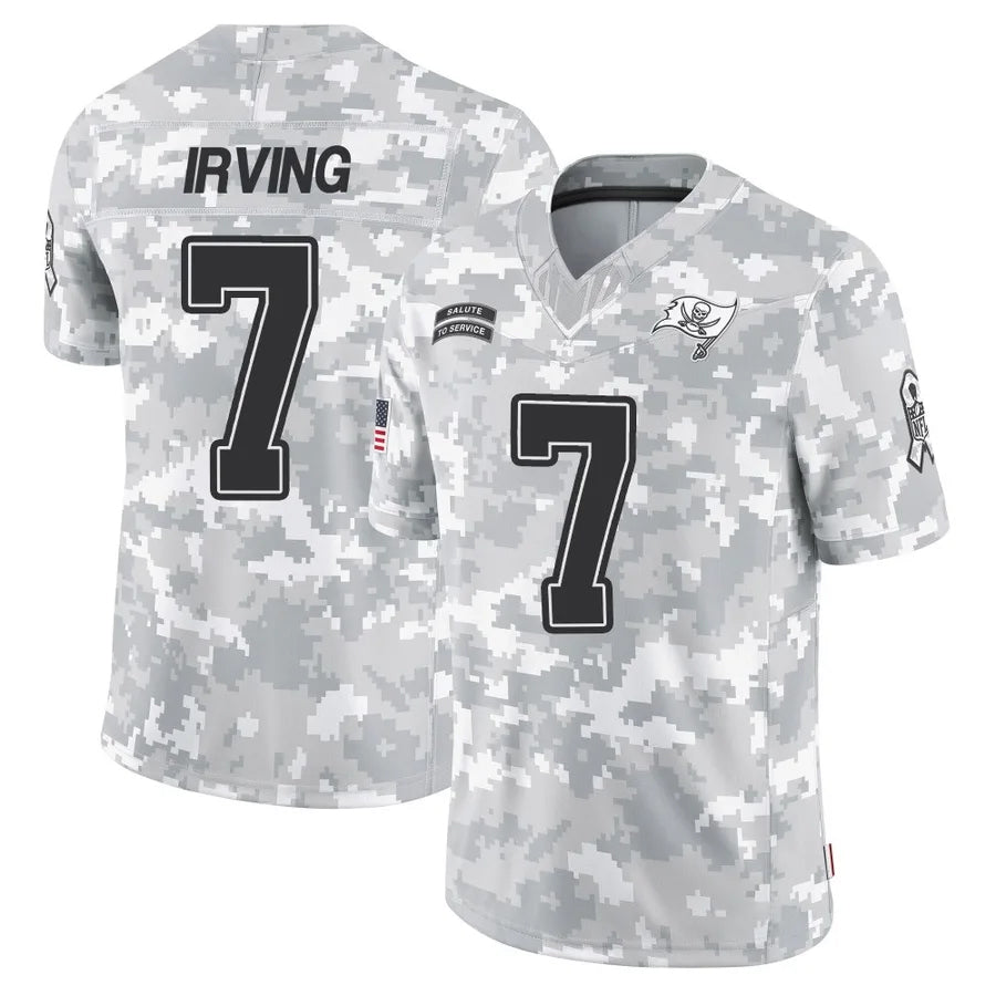 Silnrao TB.Buccaneers #7 Bucky Irving Player Limited Arctic Camo Stitched Jerseys