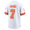 Silnrao TB.Buccaneers #7 Bucky Irving Player White Home Game Stitched Jerseys