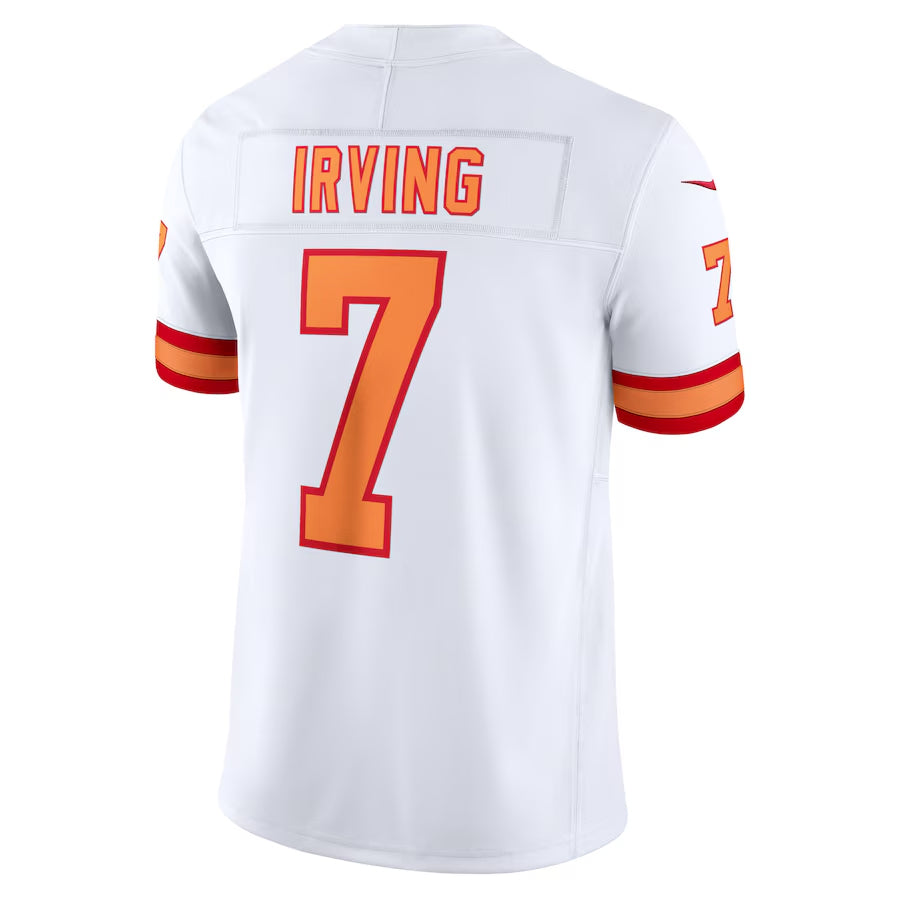 Silnrao TB.Buccaneers #7 Bucky Irving Player White Vapor F.U.S.E. Limited Stitched Jerseys
