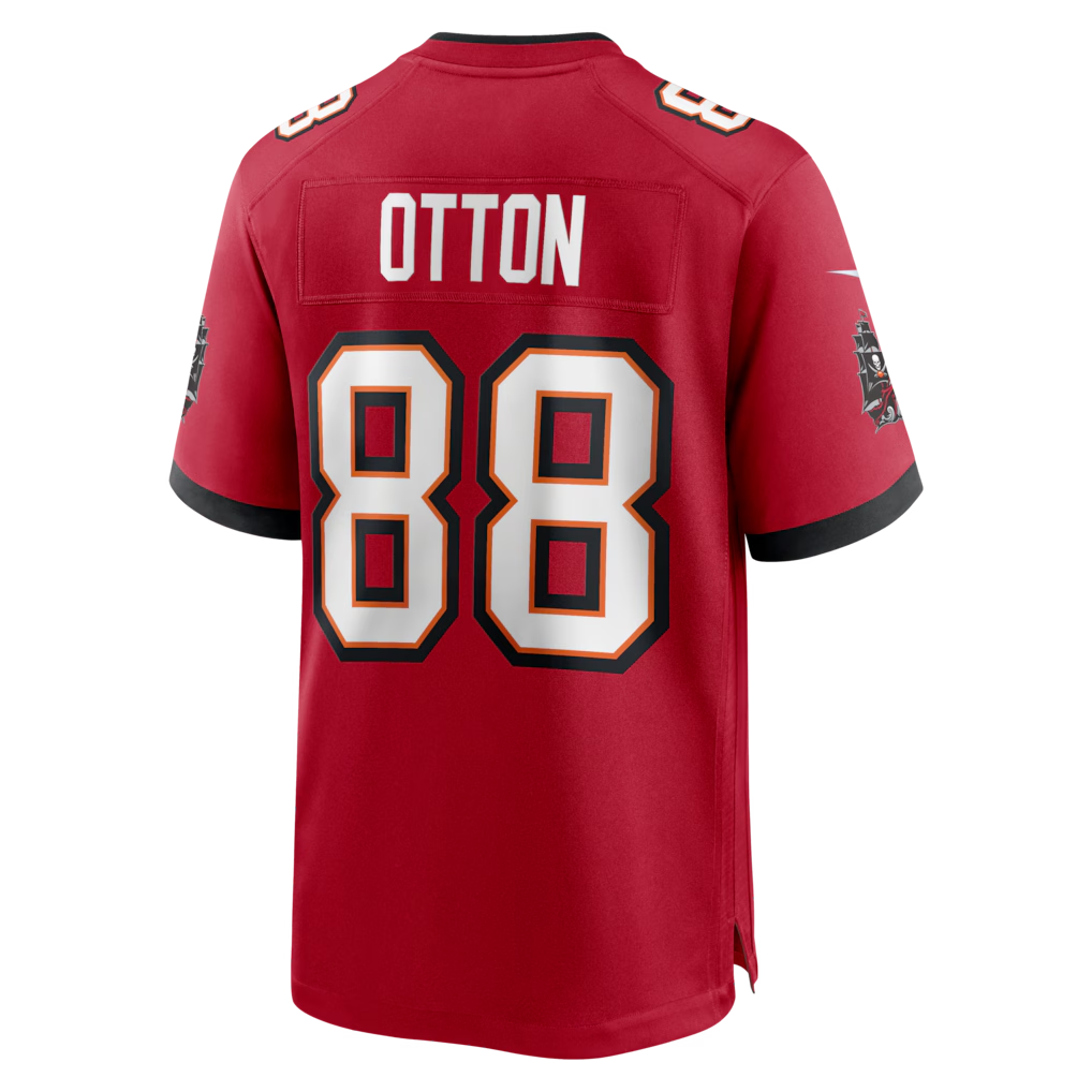 Silnrao TB.Buccaneers #88 Cade Otton Red Game Player Stitched Jerseys