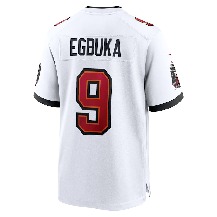 Silnrao TB.Buccaneers #9 Emeka Egbuka Player White Game Stitched Jerseys