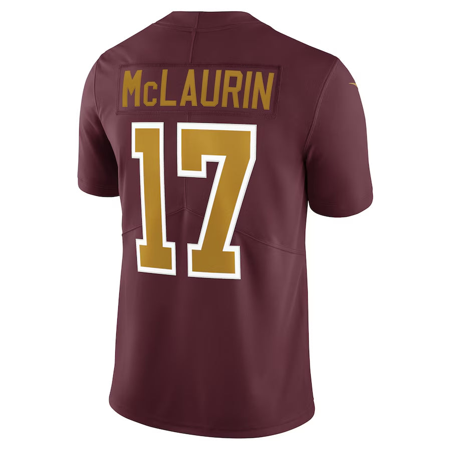 Silnrao W.Commanders #17 Terry McLaurin Player Burgundy Alternate Vapor Limited Stitched Jerseys