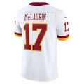 Silnrao W.Commanders #17 Terry McLaurin White Vapor F.U.S.E. Stitched Limited Jerseys