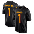 Silnrao W.Commanders #1 Deebo Samuel Sr Player Black Fashion Game Football Jerseys