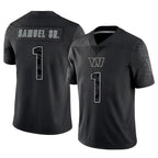 Silnrao W.Commanders #1 Deebo Samuel Sr Player Black RFLCTV Limited Football Jerseys