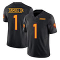 Silnrao W.Commanders #1 Deebo Samuel Sr Player Black Vapor F.U.S.E. Limited Football Jerseys