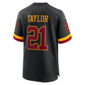 Silnrao W.Commanders #21 Sean Taylor Black Hail Raiser Alternate Retired Player Game Stitched Jerseys