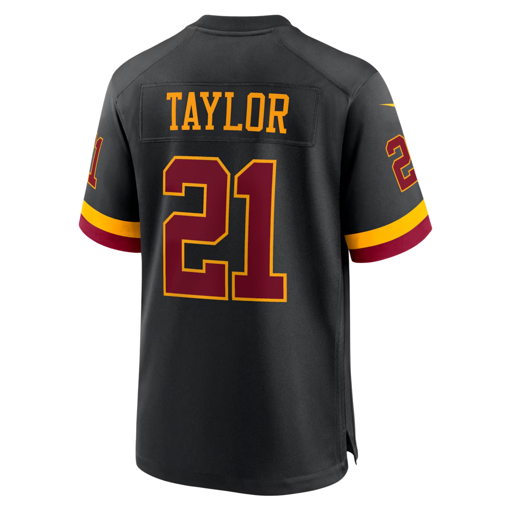 Silnrao W.Commanders #21 Sean Taylor Black Hail Raiser Alternate Retired Player Game Stitched Jerseys