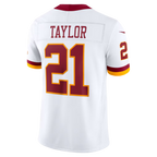 Silnrao W.Commanders #21 Sean Taylor White Vapor F.U.S.E. Stitched Retired Limited Stitched Jerseys