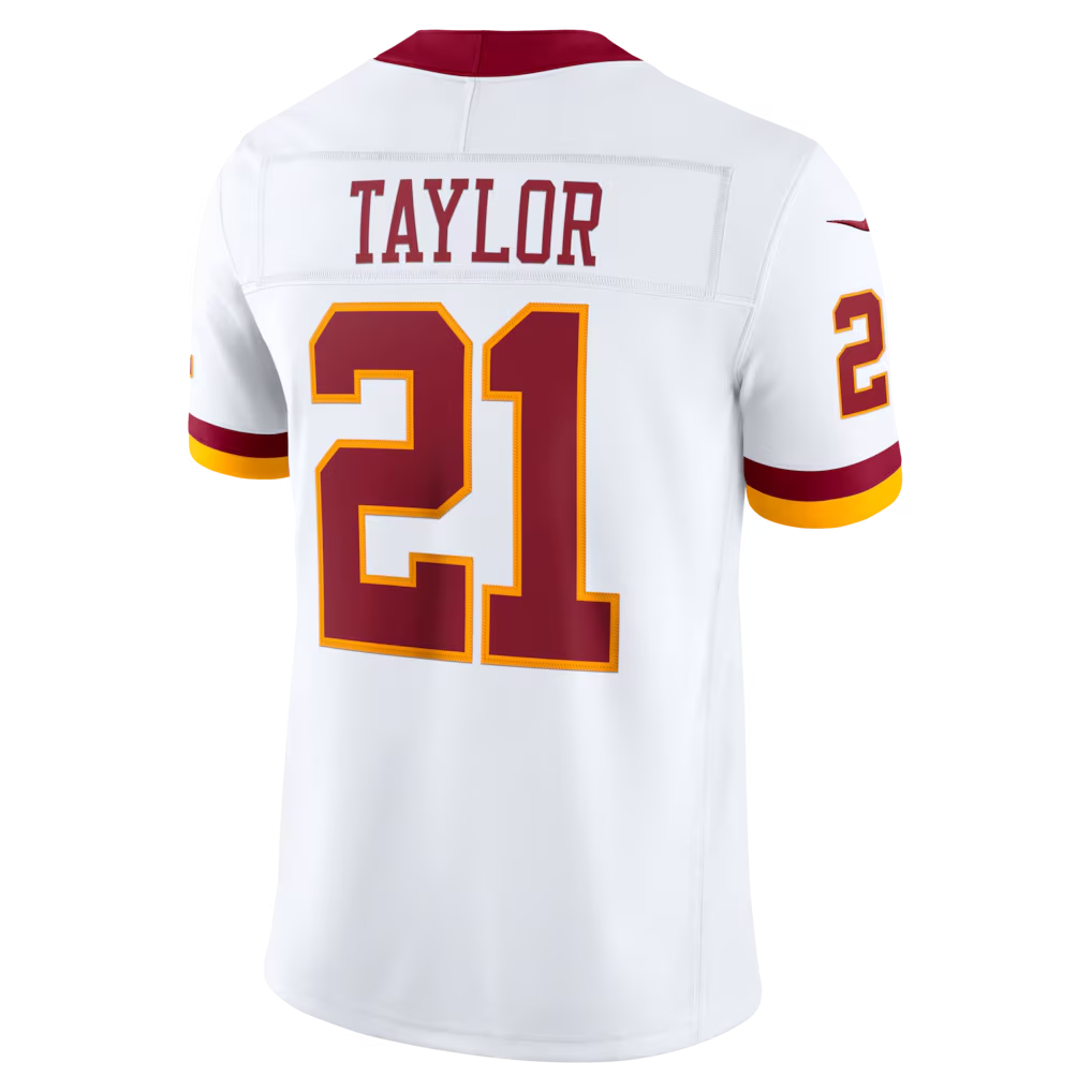 Silnrao W.Commanders #21 Sean Taylor White Vapor F.U.S.E. Stitched Retired Limited Stitched Jerseys