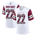 Silnrao W.Commanders #22 Jacory Croskey-Merritt Player White Limited Home Game Stitched Jerseys